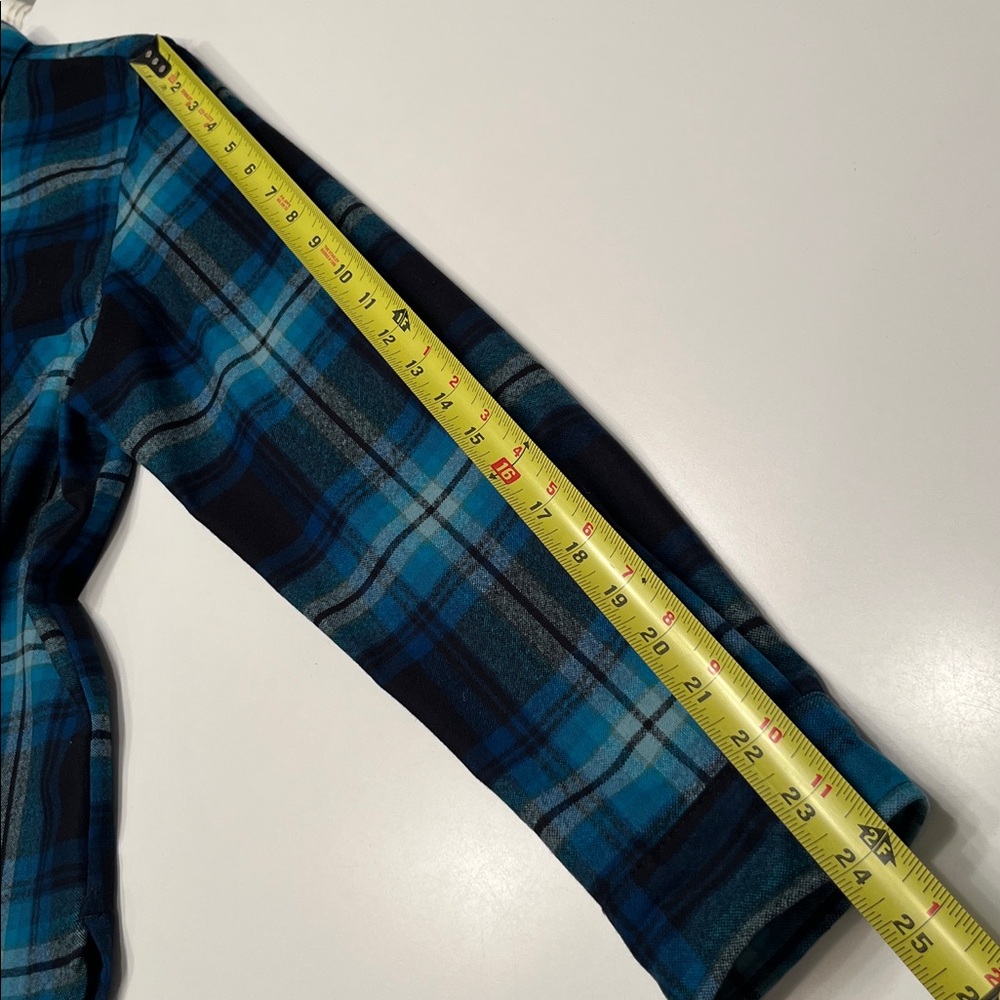 Pendleton Piper‎ UltraLuxe Merino Wool Shirt Soft Short Cropped Pockets Washable - Picture 12 of 16